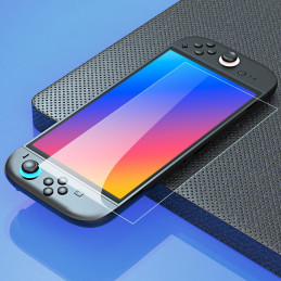 „Tech-Protect Easy Set+“ 2 grūdinto stiklo pakuotė, skirta „Nintendo Switch 2“ – skaidri