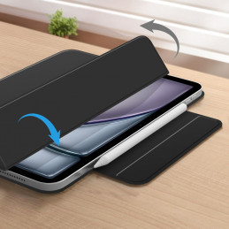 „Tech-Protect Smartcase Magnetic“, skirtas „iPad Air 13“, 2024 / 2025, – juodas