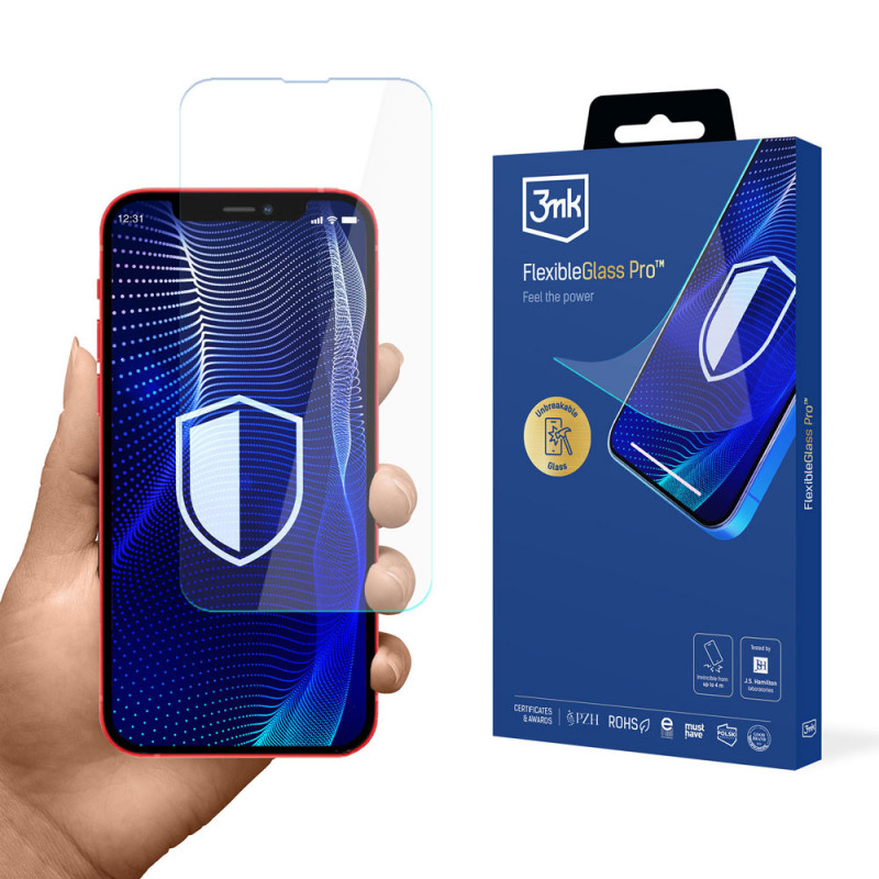 3mk „FlexibleGlass Pro“ hibridinis stiklas, skirtas „iPhone 13“