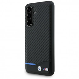 BMW M anglies pluošto dėklas, skirtas „Samsung Galaxy A56“ – juodas
