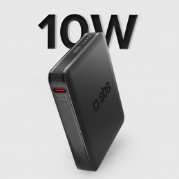 SBS NanoTube 5000 mAh didelio tankio išorinė baterija – juoda