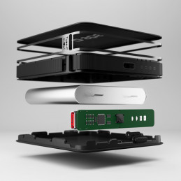 SBS NanoTube 5000 mAh didelio tankio išorinė baterija – juoda