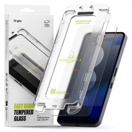 „Ringke Easy Slide“ grūdinto stiklo 2 vnt. pakuotė, skirta „Nothing Phone 3A / 3A Pro“ – skaidrus