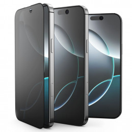 „Tech-Protect Glass Spy+“ 2 vnt. privatumo stiklų, skirtų „Samsung Galaxy S25 Edge“, pakuotėje