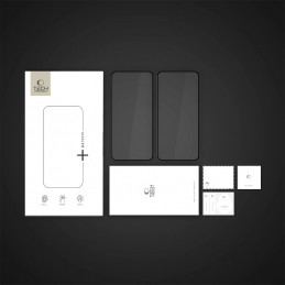 „Tech-Protect Glass Fit+“ grūdinto stiklo paketas, skirtas „Samsung Galaxy S25 Edge“ – skaidrus