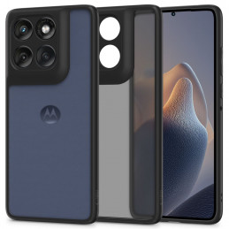 „Tech-Protect MagMat“ dėklas, skirtas „Motorola Edge 60 Fusion“ – matinės juodos spalvos