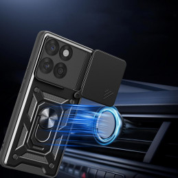 „Tech-Protect CamShield Pro“ dėklas, skirtas „Motorola Edge 60 Fusion“ – juodas