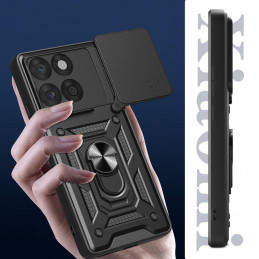 „Tech-Protect CamShield Pro“ dėklas, skirtas „Motorola Edge 60 Fusion“ – juodas
