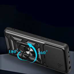 „Tech-Protect CamShield Pro“ dėklas, skirtas „Motorola Edge 60 Fusion“ – juodas