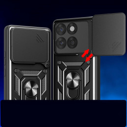 „Tech-Protect CamShield Pro“ dėklas, skirtas „Motorola Edge 60 Fusion“ – juodas