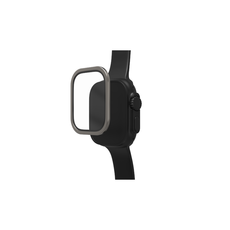 ZAGG InvisibleShield Glass XTR4 apsauginis stiklas Apple Watch Ultra 49mm - titano spalvos