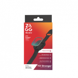 ZAGG InvisibleShield Glass XTR4 apsauginis stiklas Apple Watch Ultra 49mm - titano spalvos