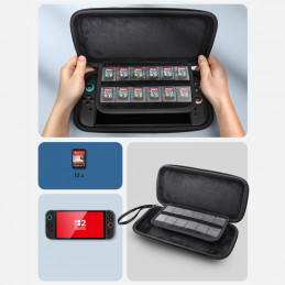 „Supcase“ nešiojimo mini dėklas, skirtas „Nintendo Switch 2“ – juodas