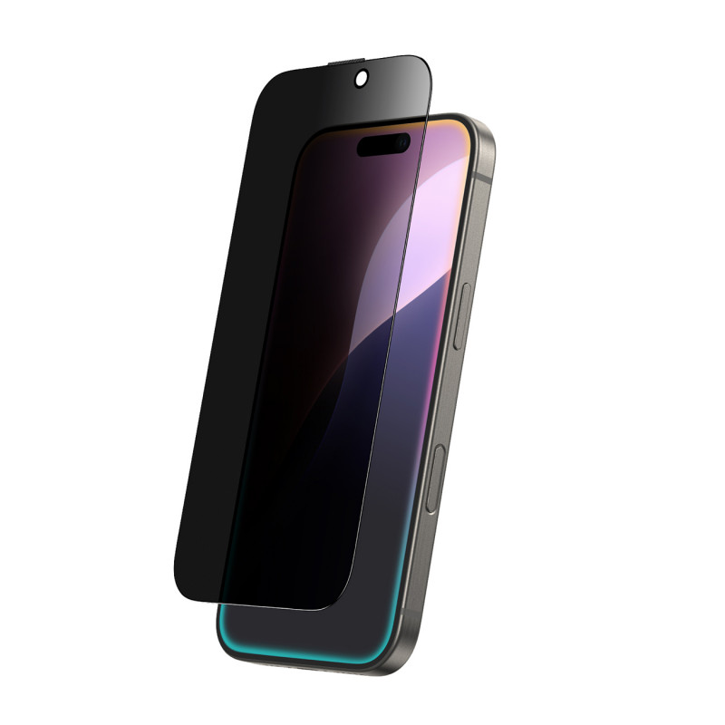 NUOSTABUS „Titan“ privatumo stiklas, skirtas „iPhone 16 Pro Max“