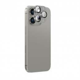 AMAZINGTHING aviacijos klasės grūdinto stiklo objektyvas iPhone 16 Pro / 16 Pro Max kameros objektyvui – pilkas