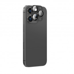 AMAZINGTHING aviacijos klasės grūdinto stiklo objektyvas iPhone 16 Pro / 16 Pro Max kameros objektyvui – juodas