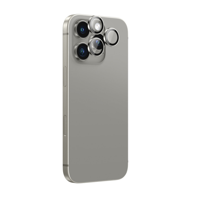 „AMAZINGTHING AR“ aliuminio grūdintas stiklas su 3 lęšiais ir kameros objektyvo rėmeliu, skirtas „iPhone 16 Pro / 16 Pro...