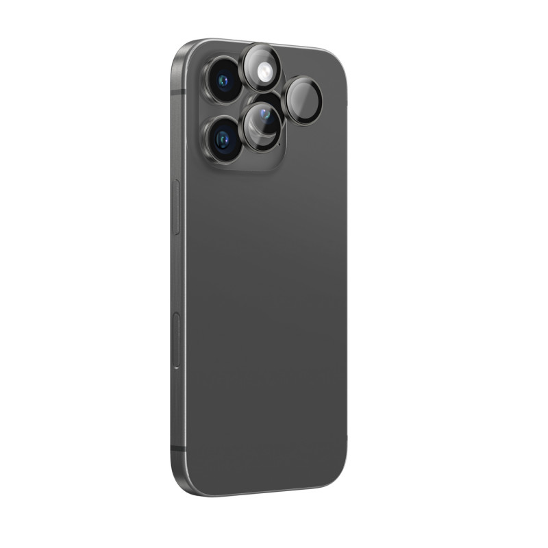 „AMAZINGTHING AR“ aliuminio grūdinto stiklo 3 lęšių dėklas su kameros objektyvo rėmeliu, skirtas „iPhone 16 Pro / 16 Pro...