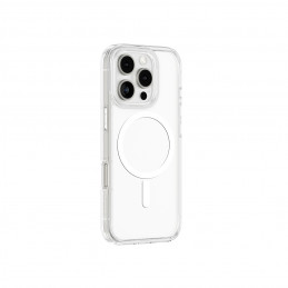 NUOSTABUS minimalaus dizaino „Mag“ dėklas su magnetiniu žiedu, skirtas „iPhone 16 Pro“ – permatomas