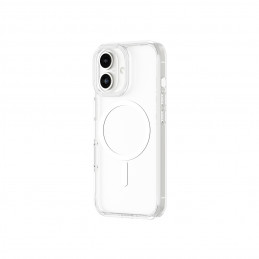 NUOSTABUS minimalaus dizaino „Mag“ dėklas su magnetiniu žiedu, skirtas „iPhone 16“ – permatomas
