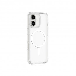 NUOSTABUS minimalaus dizaino „Mag“ dėklas su magnetiniu žiedu, skirtas „iPhone 16 Plus“ – permatomas