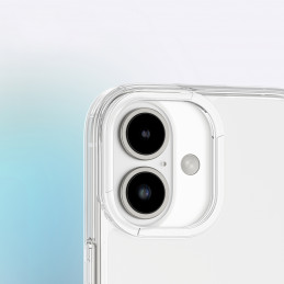 NUOSTABUS minimalaus dizaino „iPhone 16 Plus“ dėklas – permatomas