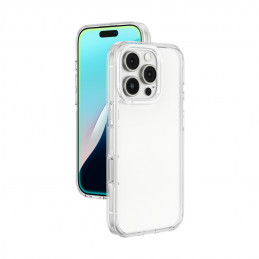 NUOSTABUS minimalaus dizaino „iPhone 16 Pro“ dėklas – permatomas