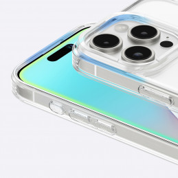 NUOSTABUS minimalaus dizaino „iPhone 16 Pro“ dėklas – permatomas