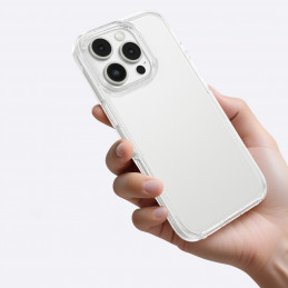 NUOSTABUS minimalaus dizaino „iPhone 16 Pro Max“ dėklas – skaidrus