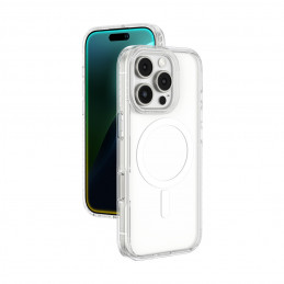 NUOSTABUS „Titan Pro Mag“ dėklas su magnetiniu žiedu, skirtas „iPhone 16 Pro Max“ – permatomas