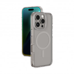 NUOSTABUS „Titan Pro Mag“ dėklas su magnetiniu žiedu, skirtas „iPhone 16 Pro Max“ – pilkas