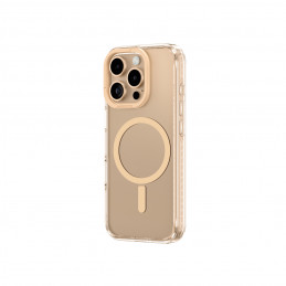 NUOSTABUS „Titan Pro Mag“ dėklas su magnetiniu žiedu, skirtas „iPhone 16 Pro“ – rožinio aukso spalvos