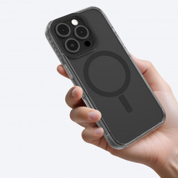NUOSTABUS „Titan Pro Mag“ dėklas su magnetiniu žiedu, skirtas „iPhone 16 Pro Max“ – juodas