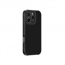 NUOSTABUS „Titan Max“ dėklas su 600D aramidiniu pluoštu, skirtas „iPhone 16 Pro Max“ – juodas
