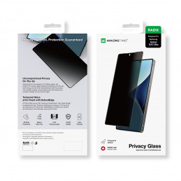 NUOSTABUS „Radix“ privatumo stiklas „Samsung Galaxy S25 Ultra“