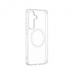 NUOSTABUS minimalaus dizaino dėklas su magnetiniu žiedu, skirtas „Samsung Galaxy S25+“ – skaidrus.