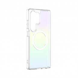NUOSTABUS minimalaus dizaino „Mag“ dėklas su magnetiniu žiedu, skirtas „Samsung Galaxy S25 Ultra“ – vaivorykštinis