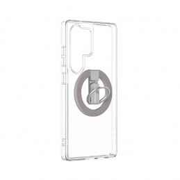 NUOSTABUS minimalaus dizaino dėklas su magnetiniu žiedu ir magnetiniu žiedu, skirtas „Samsung Galaxy S25 Ultra“ – skaidr...