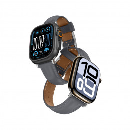 „AMAZINGTHING“ odinis „Class Band“ dirželis „Apple Watch 45 / 46 / 49 mm“ – pilkas