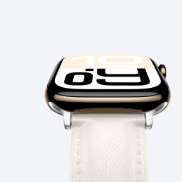 „AMAZINGTHING“ odinis „Class Band“ dirželis, skirtas „Apple Watch“ 45/ 46/ 49 mm – šviesiai smėlio spalvos