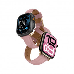 „AMAZINGTHING“ odinis „Class Band“ dirželis „Apple Watch 45 / 46 / 49 mm“ – rožinis