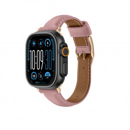 „AMAZINGTHING“ odinis „Class Band“ dirželis „Apple Watch 45 / 46 / 49 mm“ – rožinis