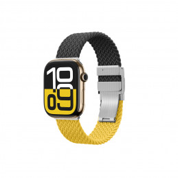 „AMAZINGTHING Blend Band“ 2 vnt. pakuotė, skirta „Apple Watch 45/ 46/ 49 mm“ – geltona/ juoda/ juoda