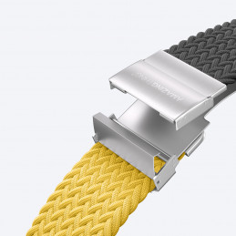 „AMAZINGTHING Blend Band“ 2 vnt. pakuotė, skirta „Apple Watch 45/ 46/ 49 mm“ – geltona/ juoda/ juoda