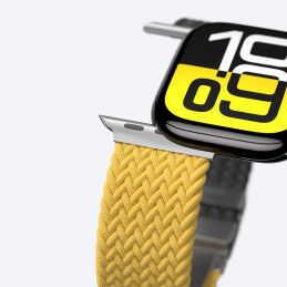 „AMAZINGTHING Blend Band“ 2 vnt. pakuotė, skirta „Apple Watch 45/ 46/ 49 mm“ – geltona/ juoda/ juoda