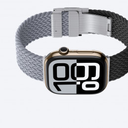 „AMAZINGTHING Blend Band“ 2 vnt. pakuotė, skirta „Apple Watch 45/ 46/ 49 mm“ – pilkai juoda / pilka