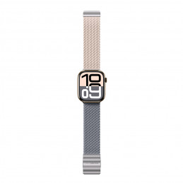 „AMAZINGTHING Blend Band“ 2 vnt. pakuotė, skirta „Apple Watch 42 mm“ – rožinės pilkos / rožinės spalvos