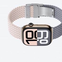 „AMAZINGTHING Blend Band“ 2 vnt. pakuotė, skirta „Apple Watch 42 mm“ – rožinės pilkos / rožinės spalvos