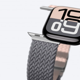 „AMAZINGTHING Blend Band“ 2 vnt. pakuotė, skirta „Apple Watch 42 mm“ – rožinės pilkos / rožinės spalvos