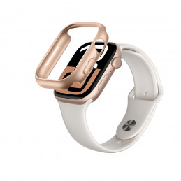 NUOSTABUS minimalaus dizaino dėklas, skirtas „Apple Watch 46mm“ – rožinio aukso spalvos